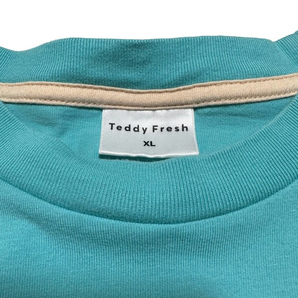 Teddy Fresh | Women | Pastel Long Sleeve Teddy Bear Graphic Tee | Size XL - Picture 7 of 12